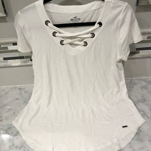 Hollister Tops - Hollister White Tee Hollister Tops - Hollister White Tee